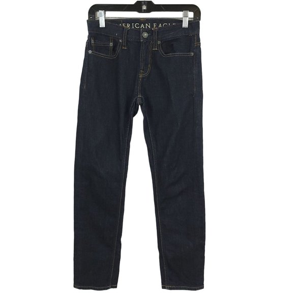 American Eagle Outfitters Denim - American Eagle Skinny Ankle Jeans Womens Size 26 Mid Rise Dark Wash Denim